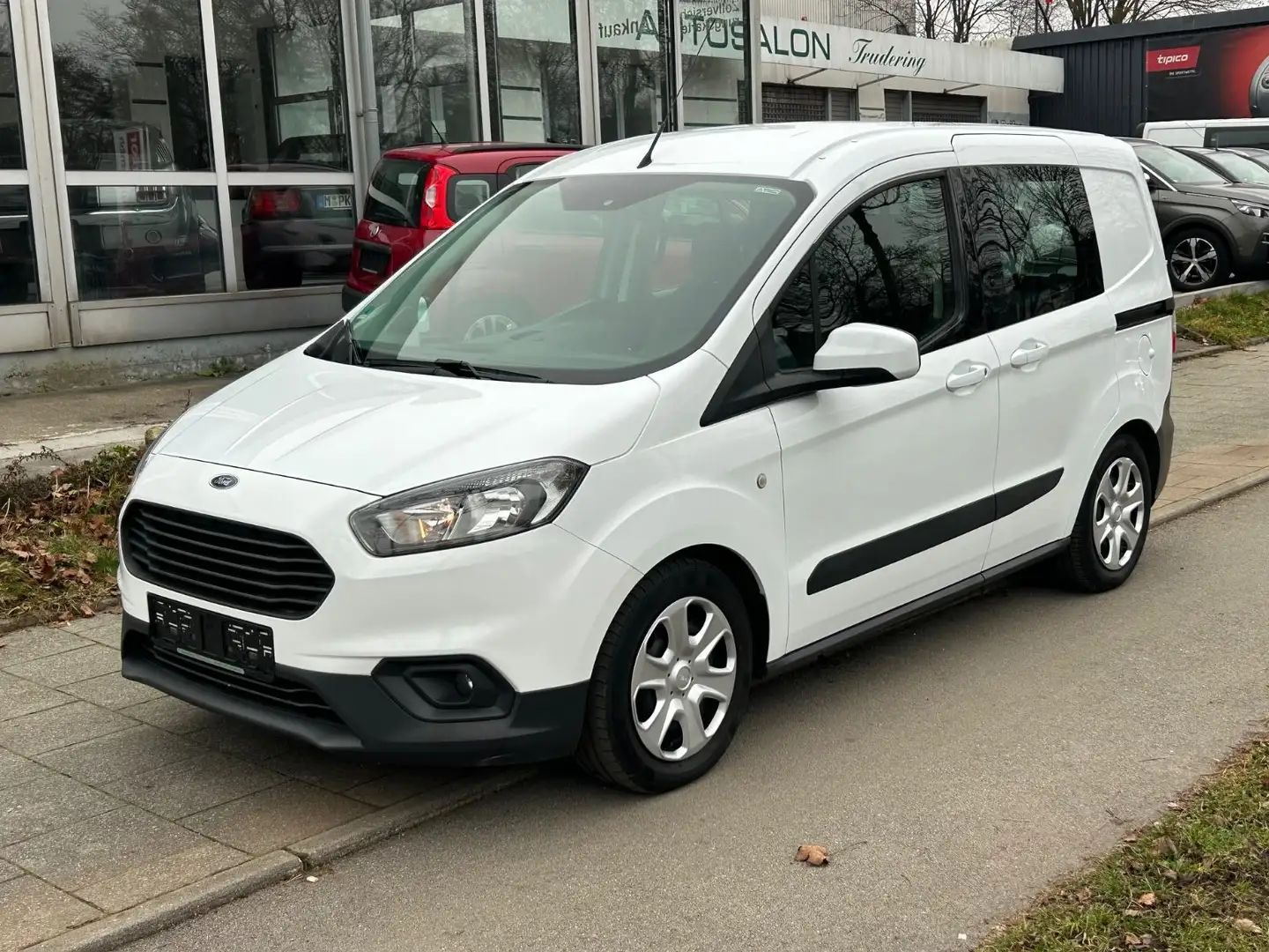 Ford Transit Courier Kombi 5-Sitzer Klima PDC Weiß - 1