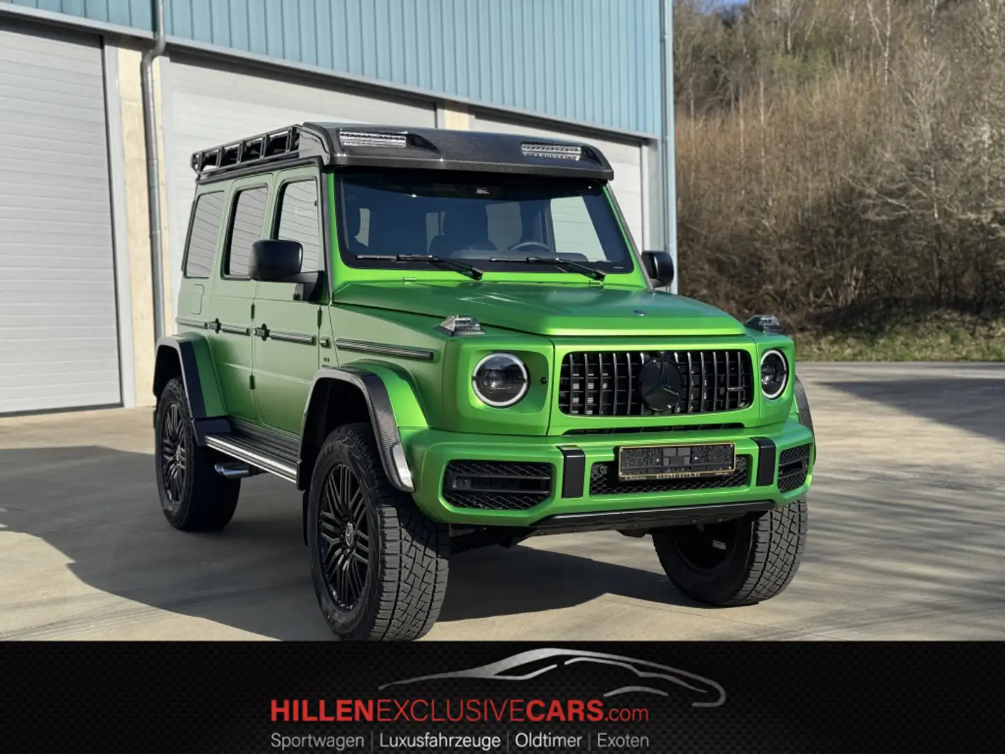 Mercedes-Benz G 63 AMG 4x4² Burmester*G-Manufaktur*Carbon Groen - 1