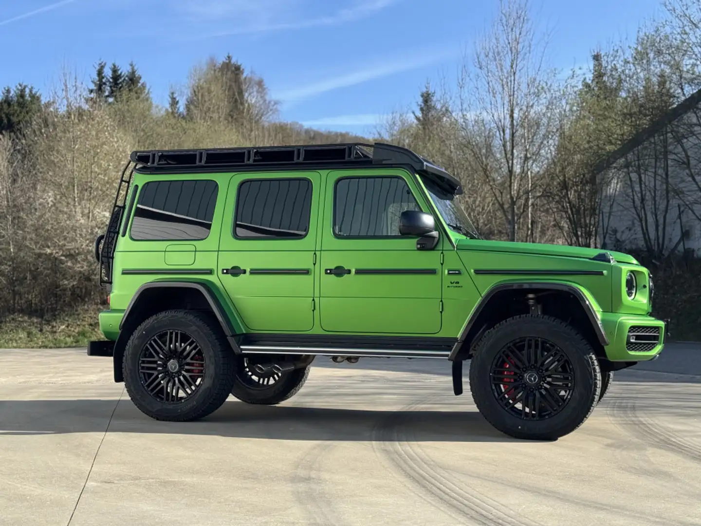 Mercedes-Benz G 63 AMG 4x4² Burmester*G-Manufaktur*Carbon Groen - 2