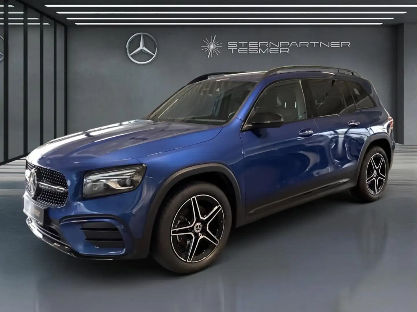 Mercedes-Benz GLB 200 d AMG+MBUX+DISTR+MBEAM+NIGHT+KAMERA+AHK Blau - 1