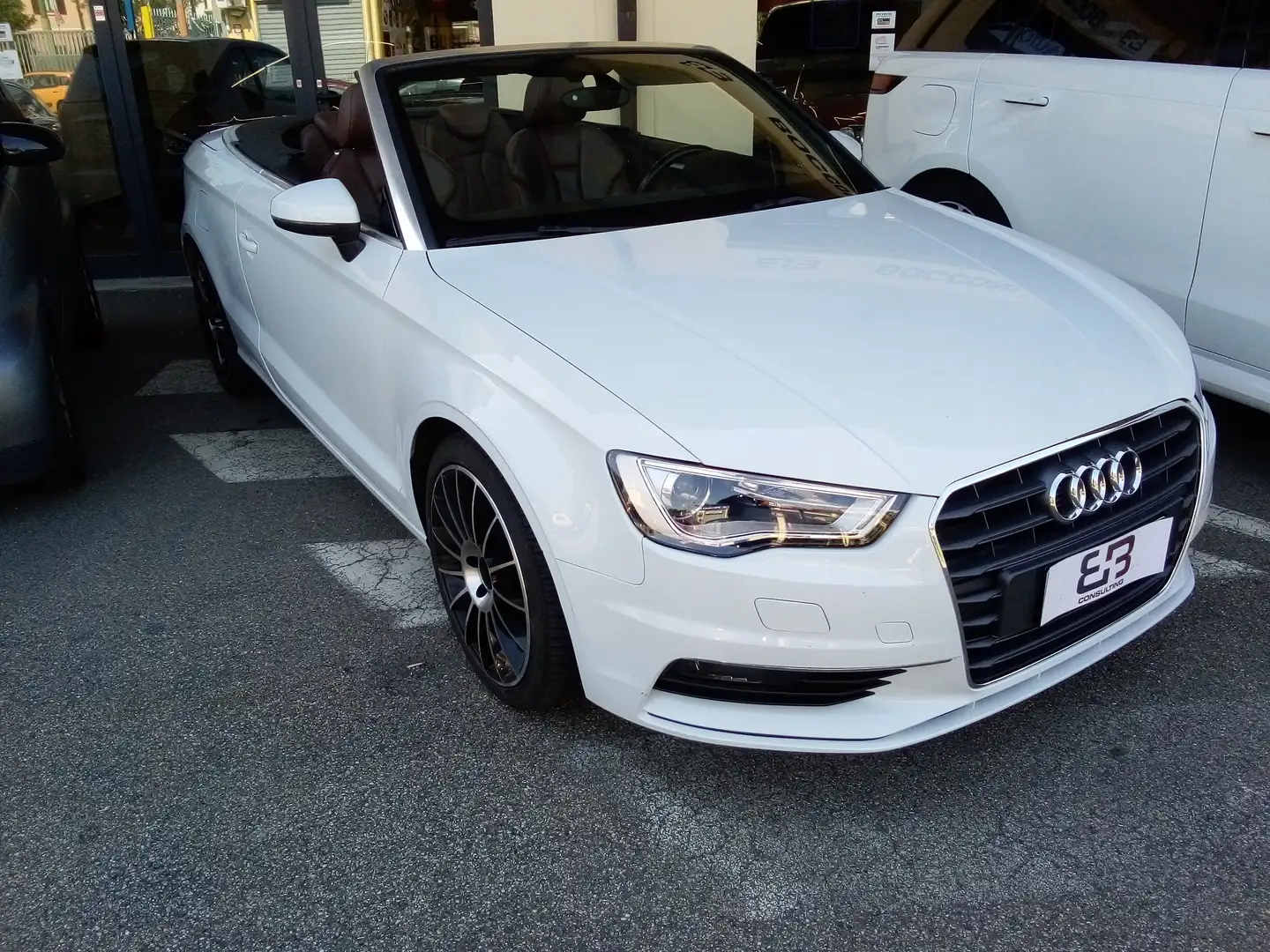 Audi A3 Cabrio 2.0 tdi Ambition 150cv s-tronic White - 2