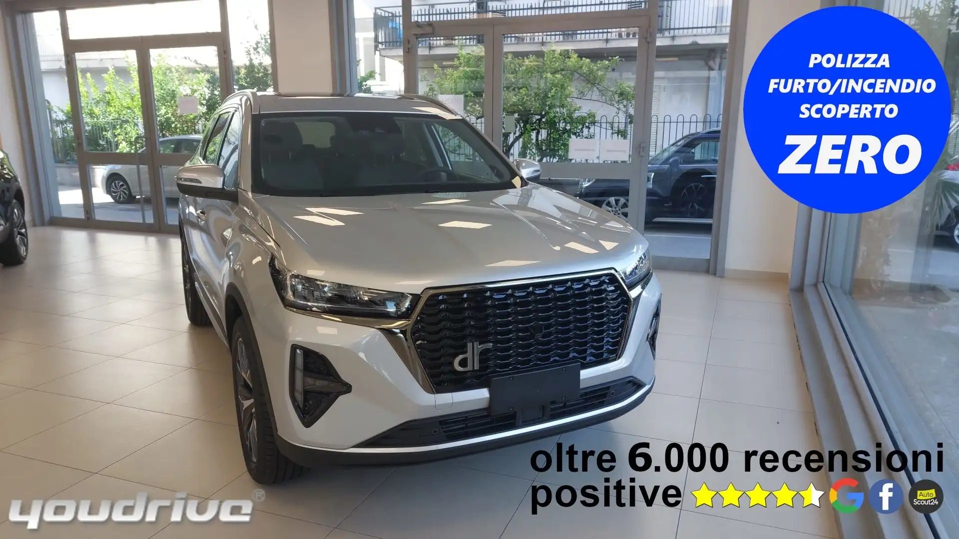 DR Automobiles DR6.0 KM0 1.6 DCT GPL NO OBBLIGO FINANZIAMENTO Argintiu - 1