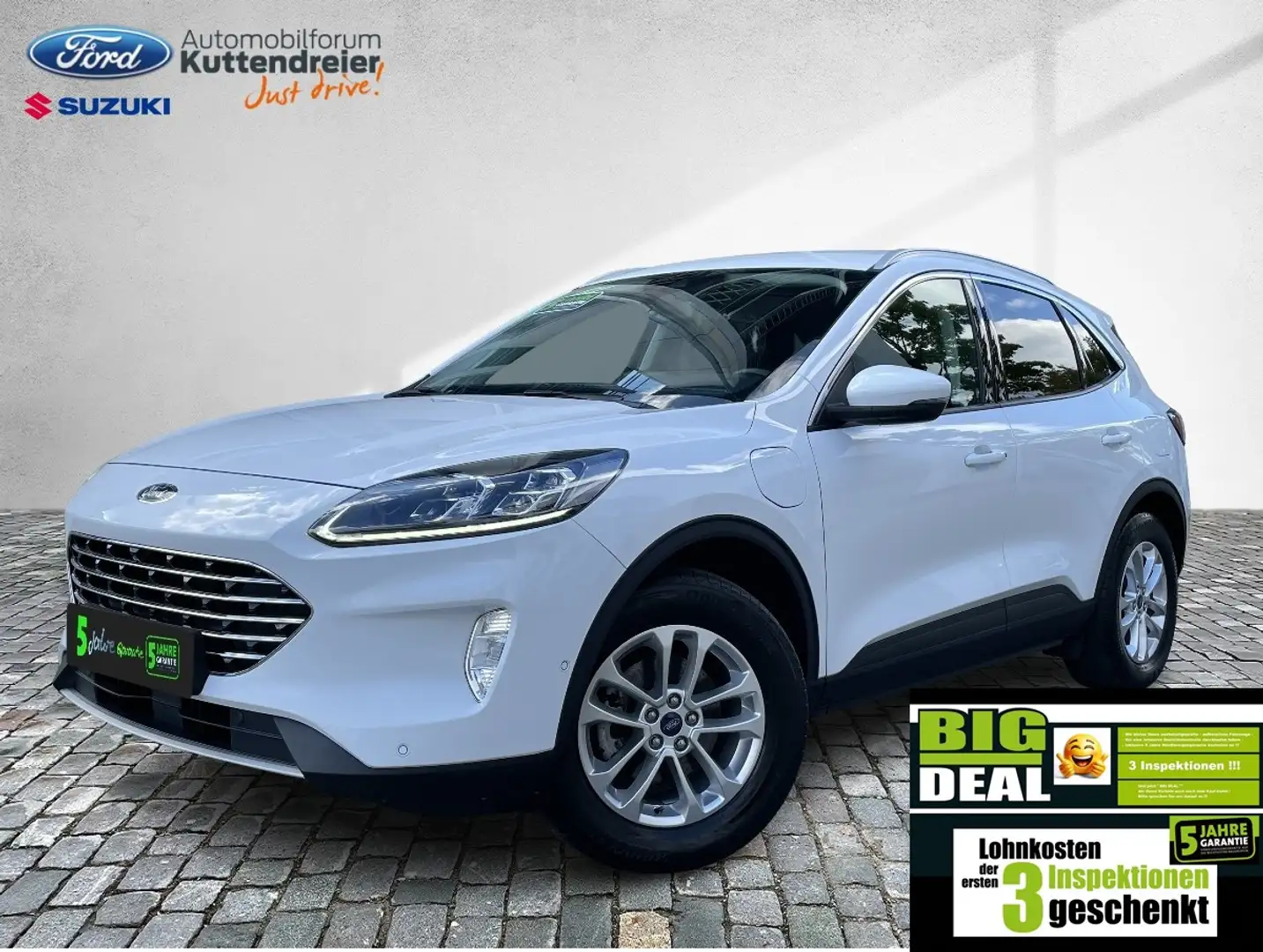 Ford Kuga Titanium X Navi Kamera AHKschwenkb Sitzheiz. Weiß - 2