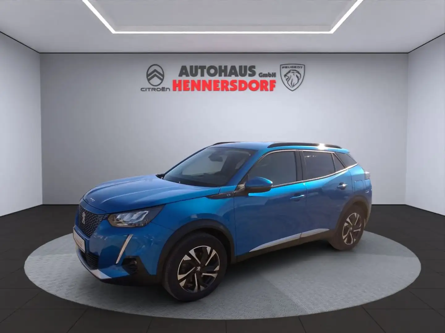 Peugeot 2008 Elektro Allure Blau - 1