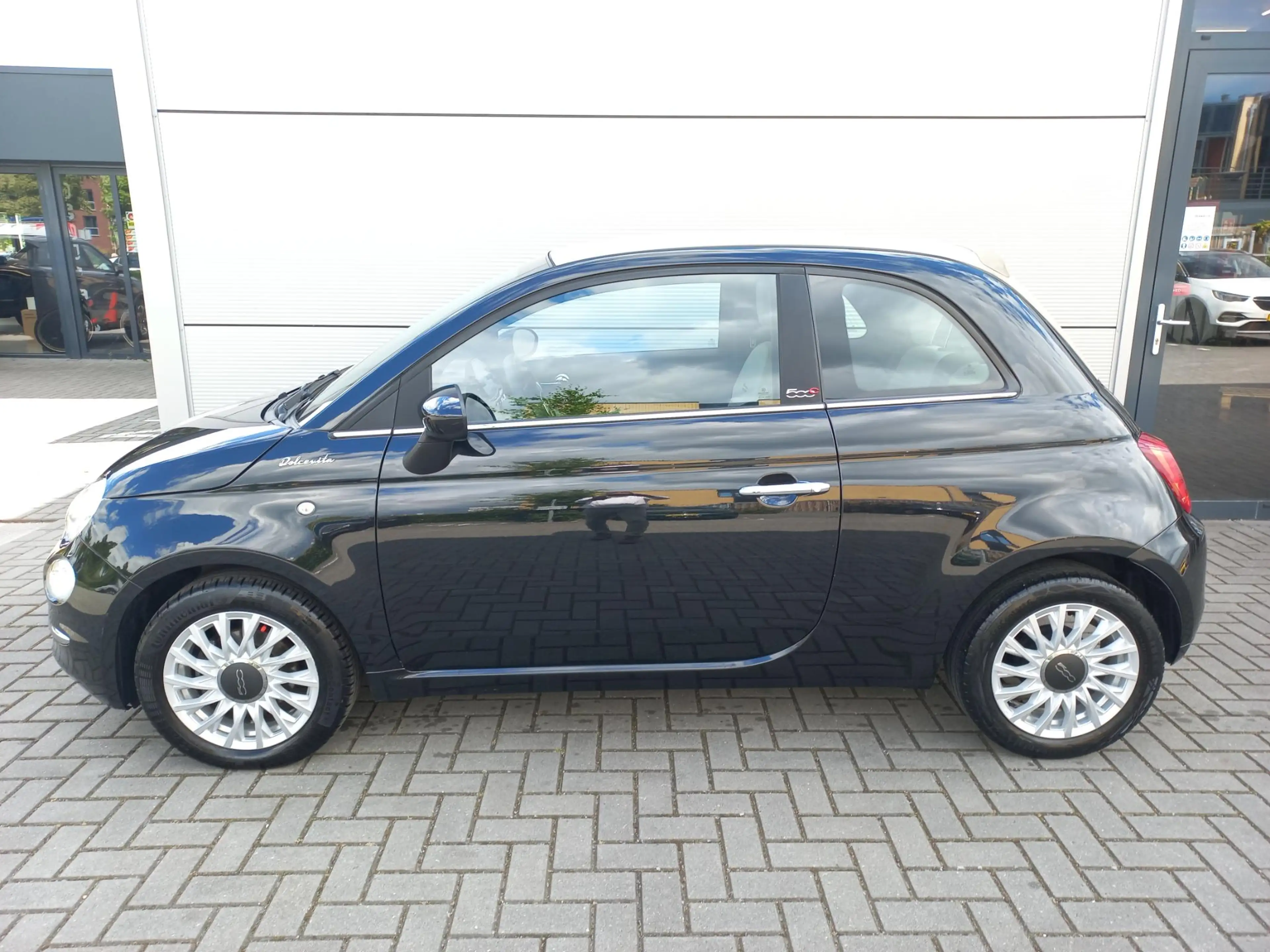 Fiat 500C Cabrio 1.0 Hybrid Dolcevita | Beige dak en bekledi — photo 3