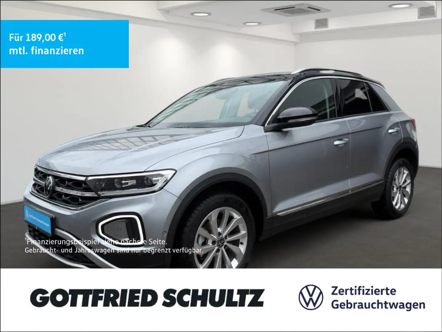 Volkswagen T-Roc 1.0 TSI LED NAV SHZ EPH ALLSEASON Style Silber - 1