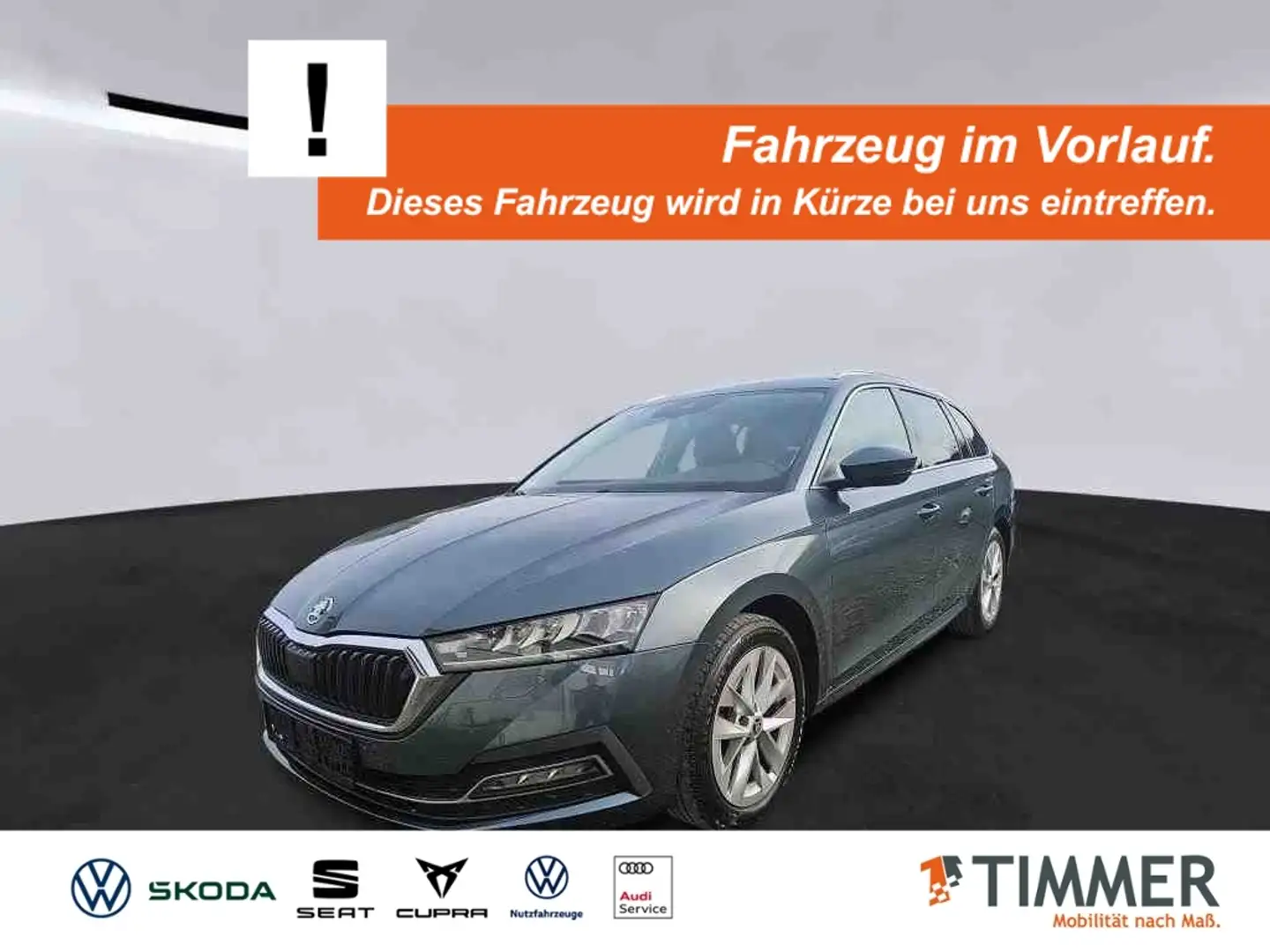Skoda Octavia Combi 2.0 TDI DSG STYLE +LED +NAVI +SHZ +17" DAB Grau - 1