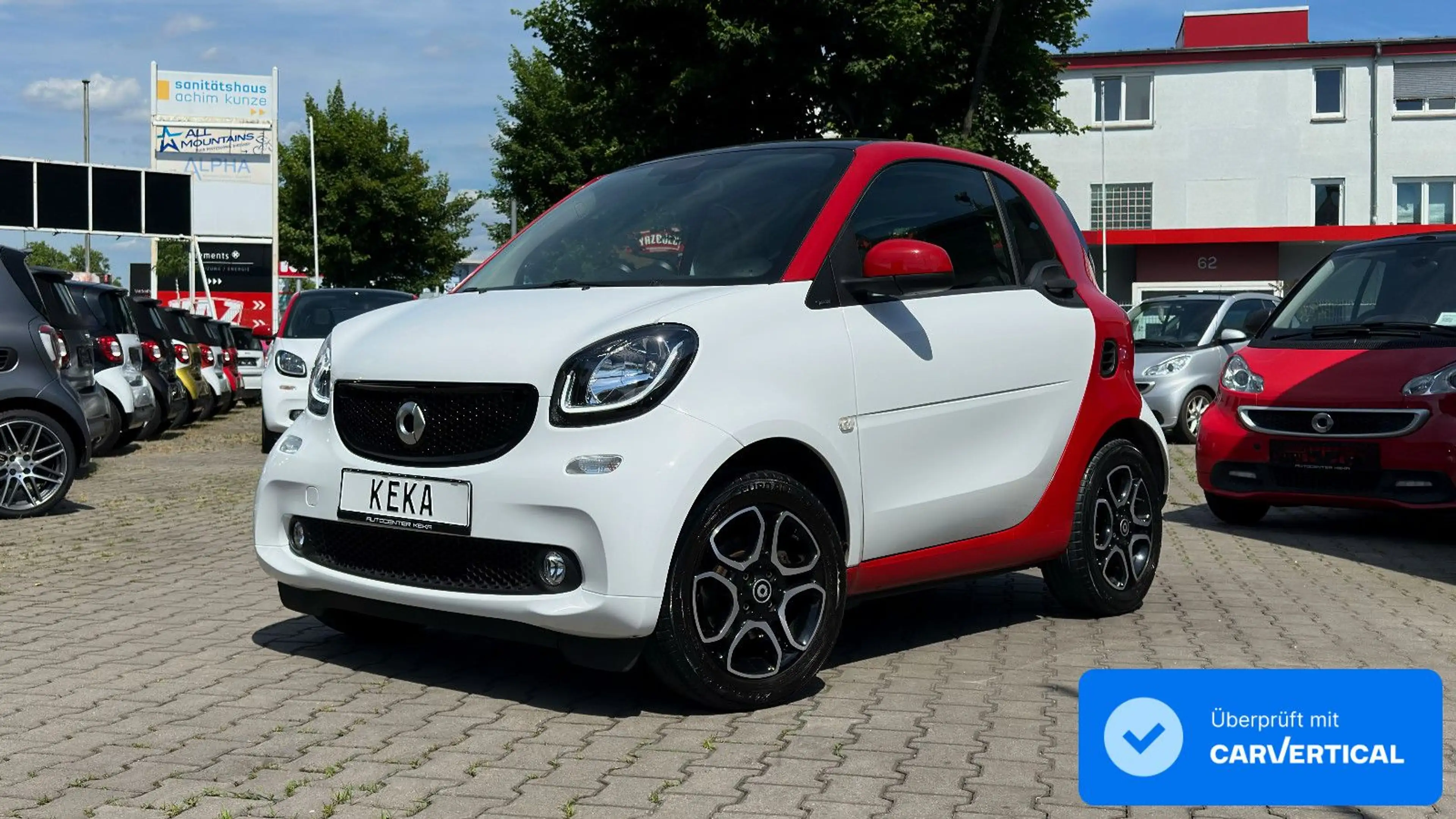 smart forTwo Coupé TURBO DCT WHITE & RED EDITION! NUR 16 TKM!