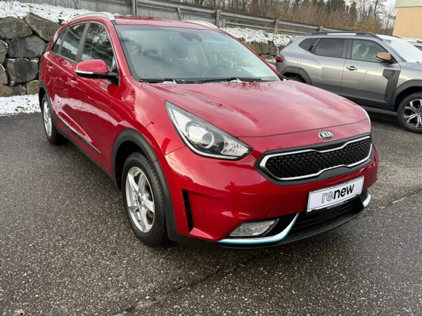 Kia Niro 1,6 GDI Plug-In Hybrid PHEV Silber DCT Rot - 1