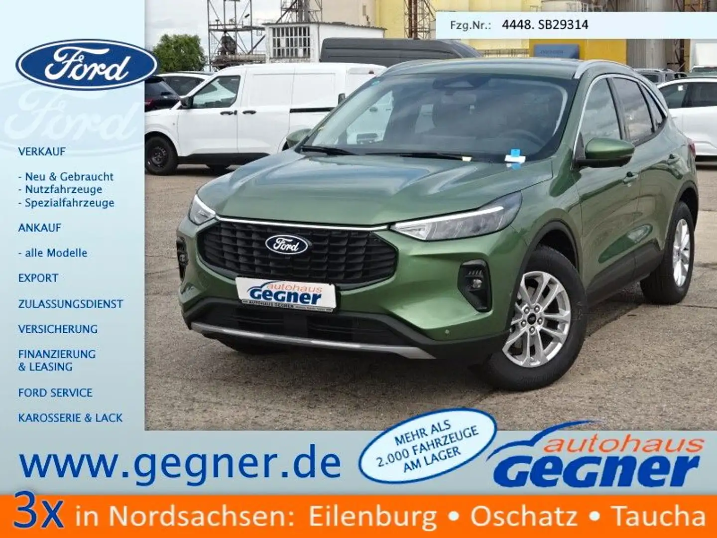 Ford Kuga Titanium 1.5L EcoBoost WiPa iACC 360Kam AHK Grün - 1