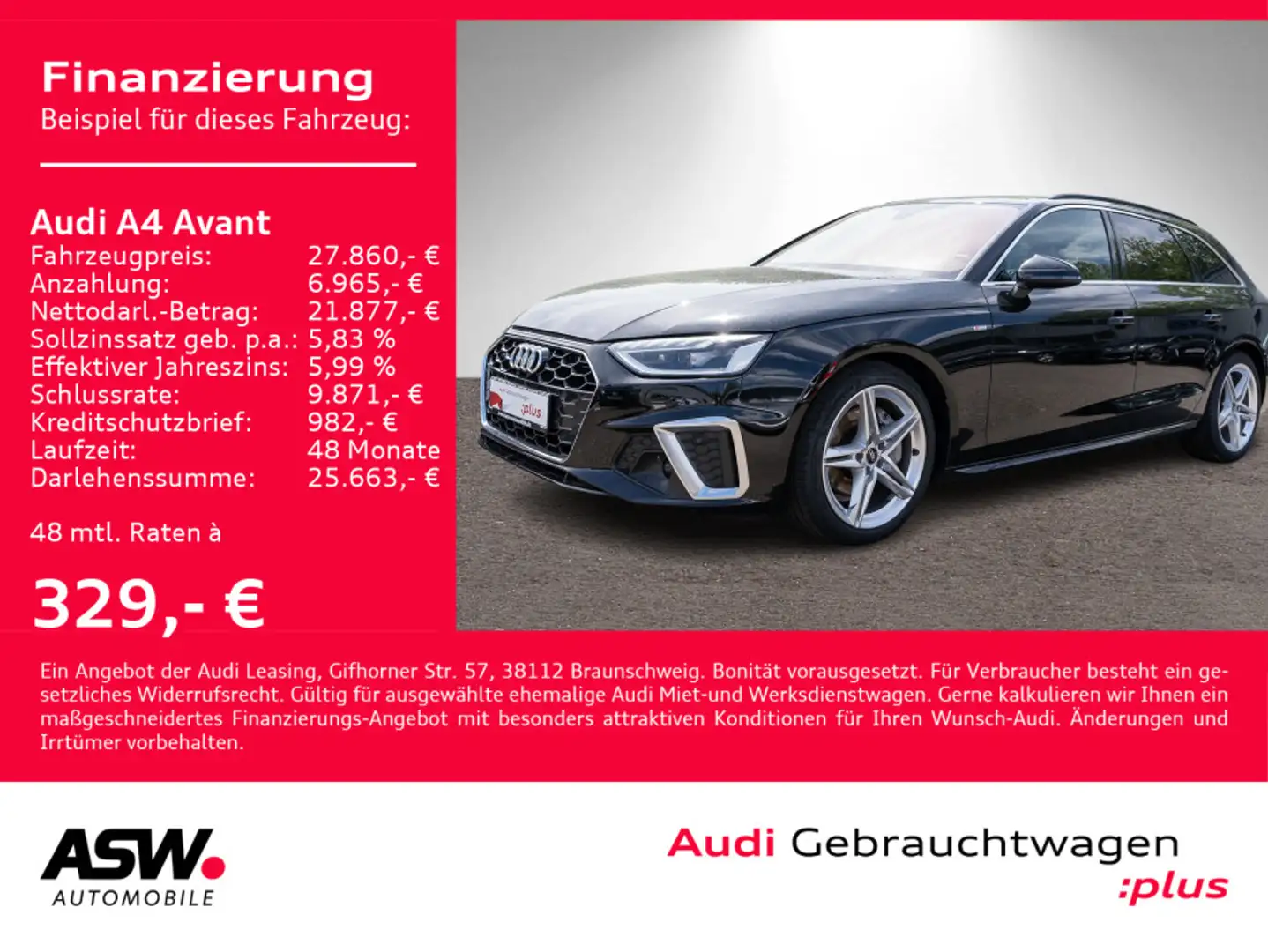 Audi A4 S line 40TDI quattro Stronic LED Navi Negro - 1
