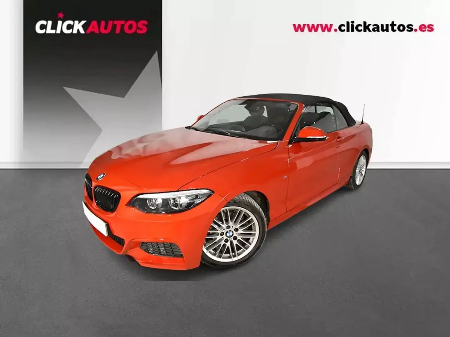 BMW 218 218i Cabrio Rojo - 1
