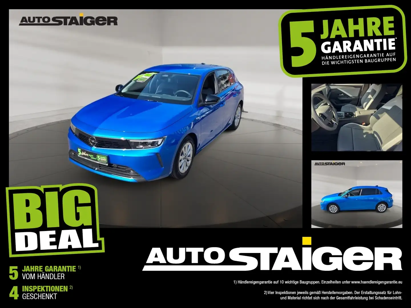 Opel Astra L 1.2 Turbo Parksens*Kamera*Sitzheizg Blau - 1