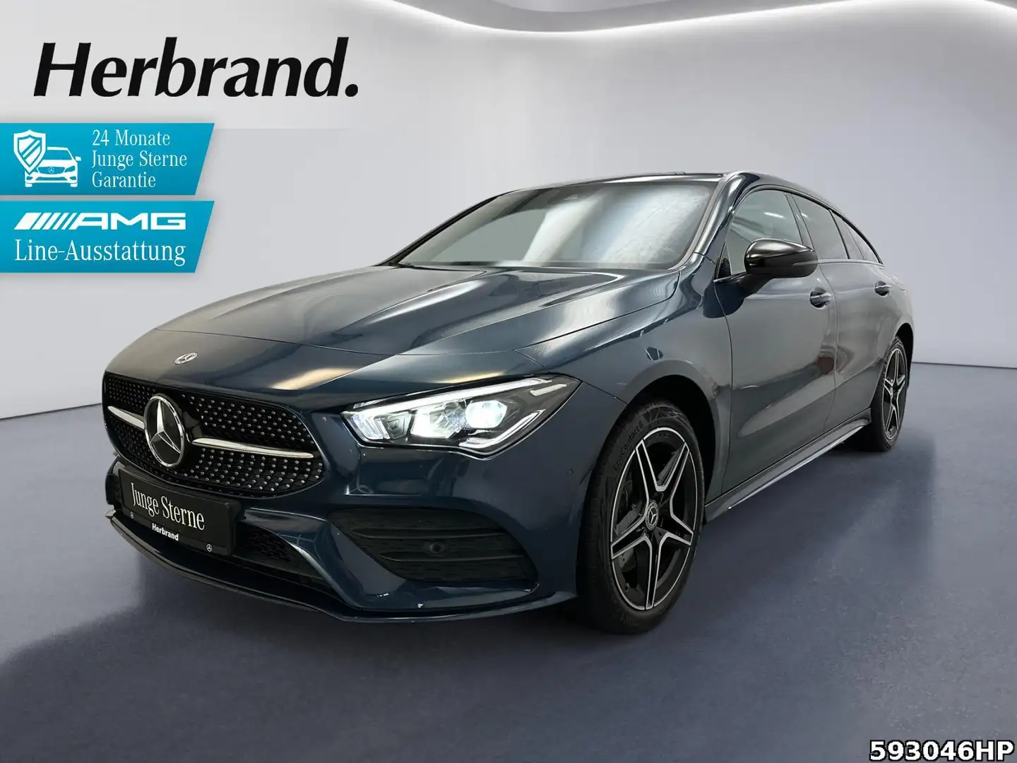 Mercedes-Benz CLA 250 e AMG Line  Night CarPlay Blau - 1