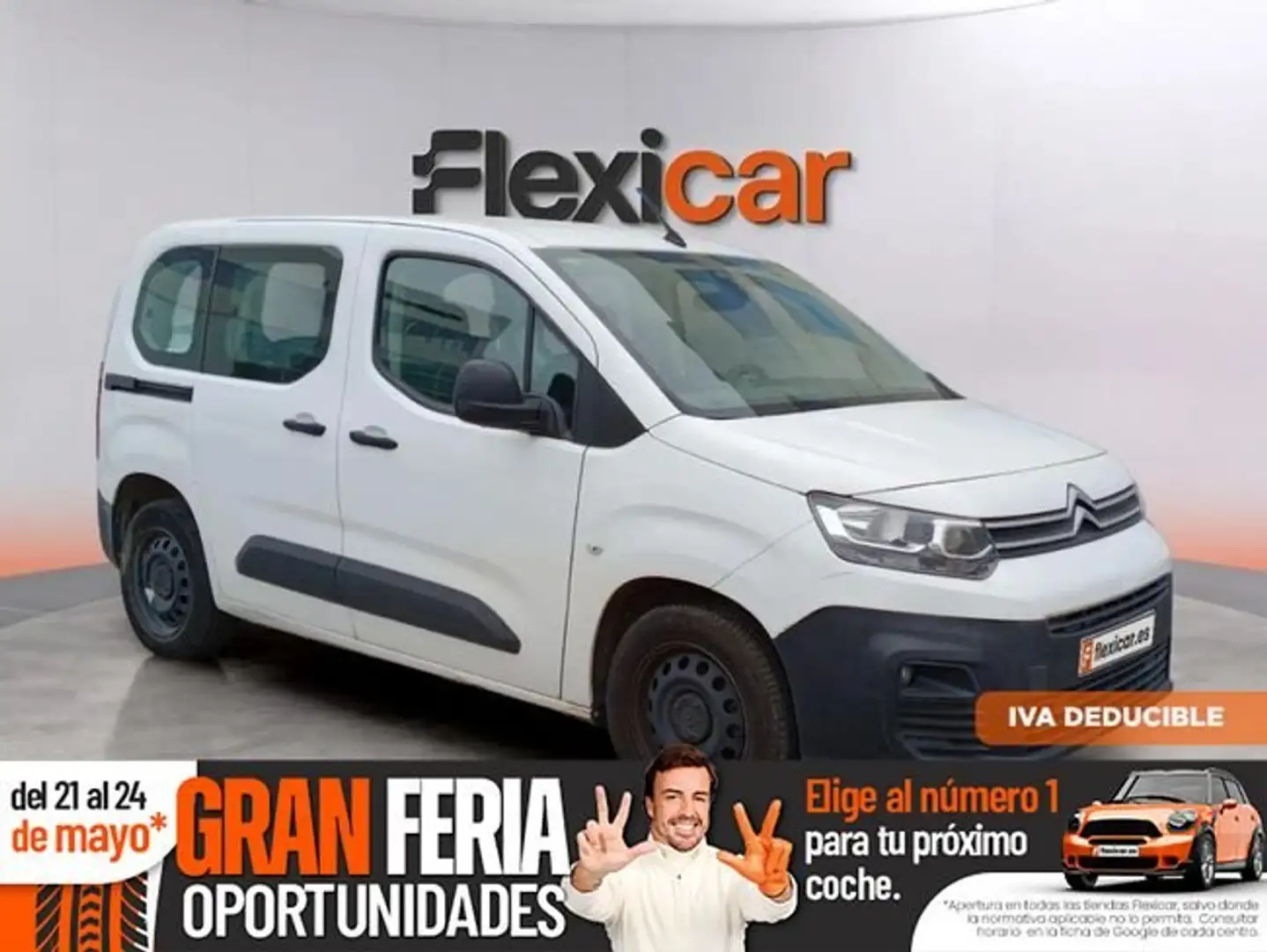 Citroen Berlingo Talla M BlueHDi 100 S&S LIVE Blanco - 1