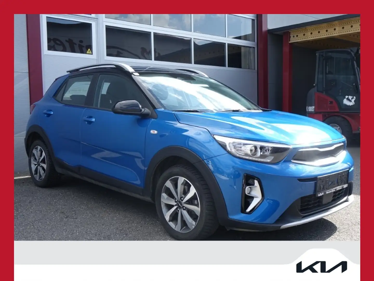 Kia Stonic 1,0 TGDI GPF ISG Silber *SITZ- UND LENKRADHEIZU... Azul - 1