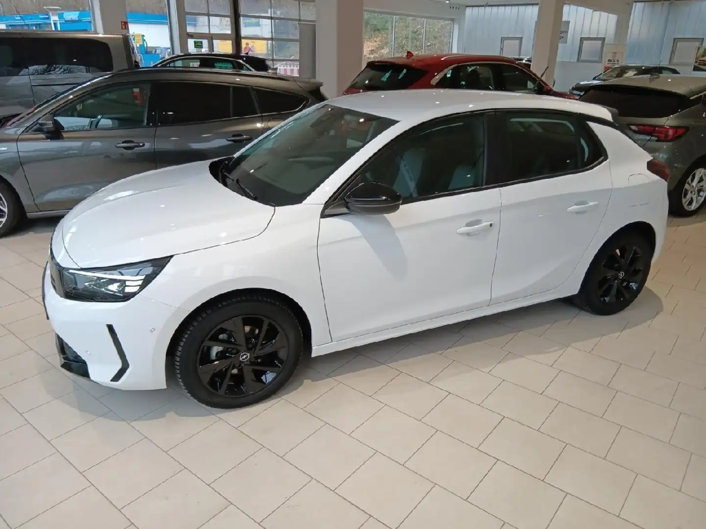Opel Corsa Corsa F Basis Blanc - 2
