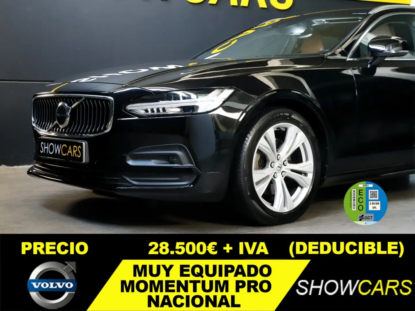 Volvo V90 B4 Momentum Pro Aut. Schwarz - 1
