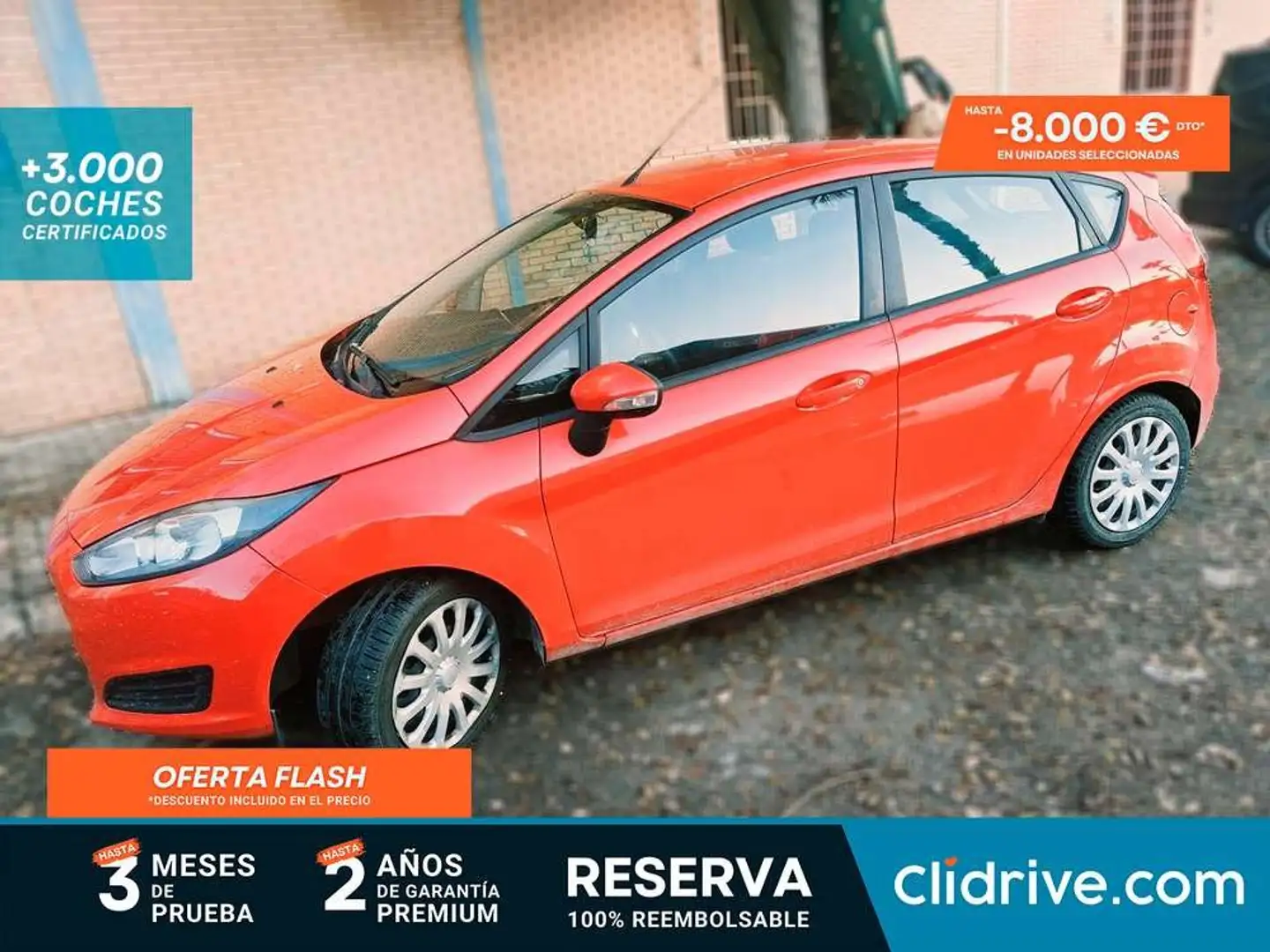 Ford Fiesta 1.5TDCi Trend 85 Rouge - 1