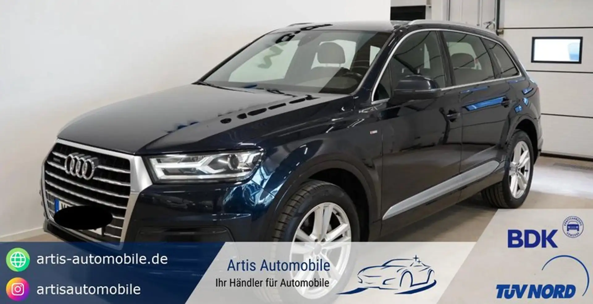 Audi Q7 3.0 TDI quattro S LINE Standheiz.+Ahängerkpl. Blu/Azzurro - 1