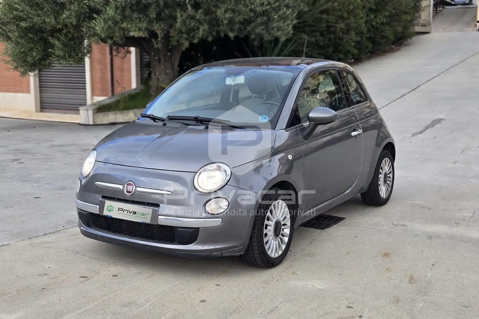 Fiat 500 500 1.2 Lounge Argent - 1