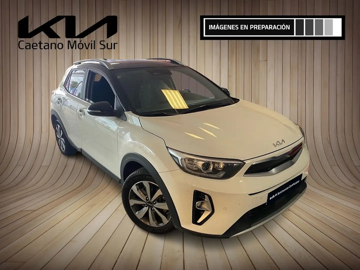 Kia Stonic 1.0 T-GDi MHEV Drive 100 Blanc - 1