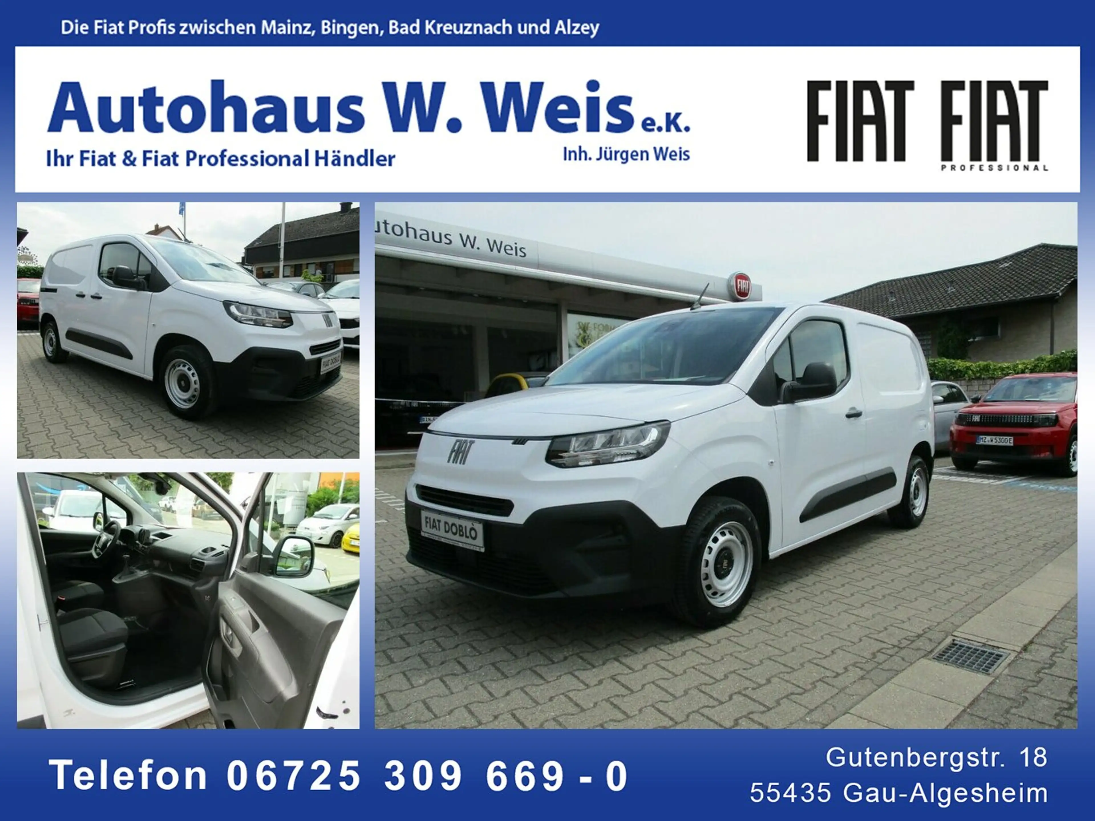 Fiat Doblo Kastenwagen M 1.5 Diesel 75 kW Easy Pro