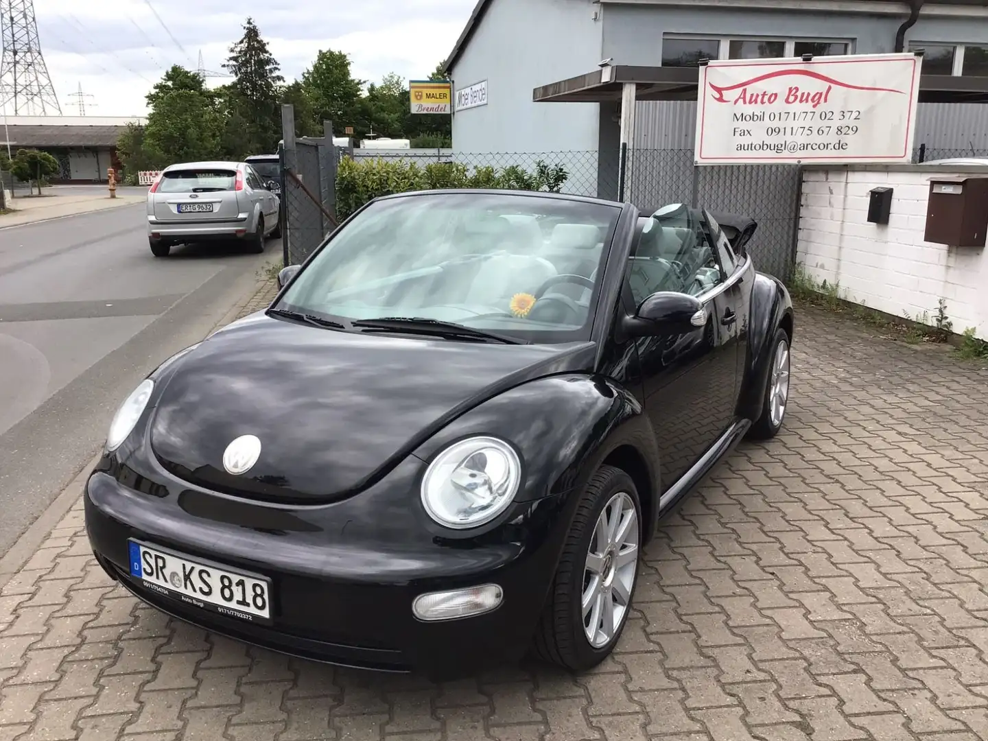 Volkswagen New Beetle Cabriolet 1.6 Highline+Klima+Leder Negro - 1