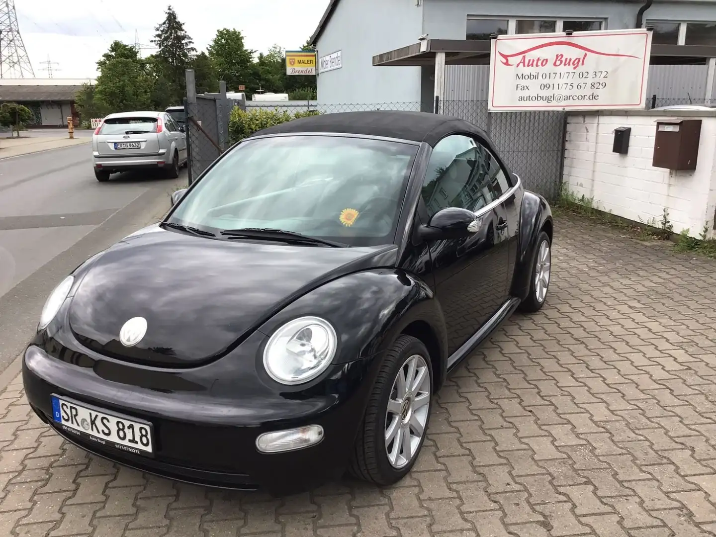 Volkswagen New Beetle Cabriolet 1.6 Highline+Klima+Leder Negro - 2