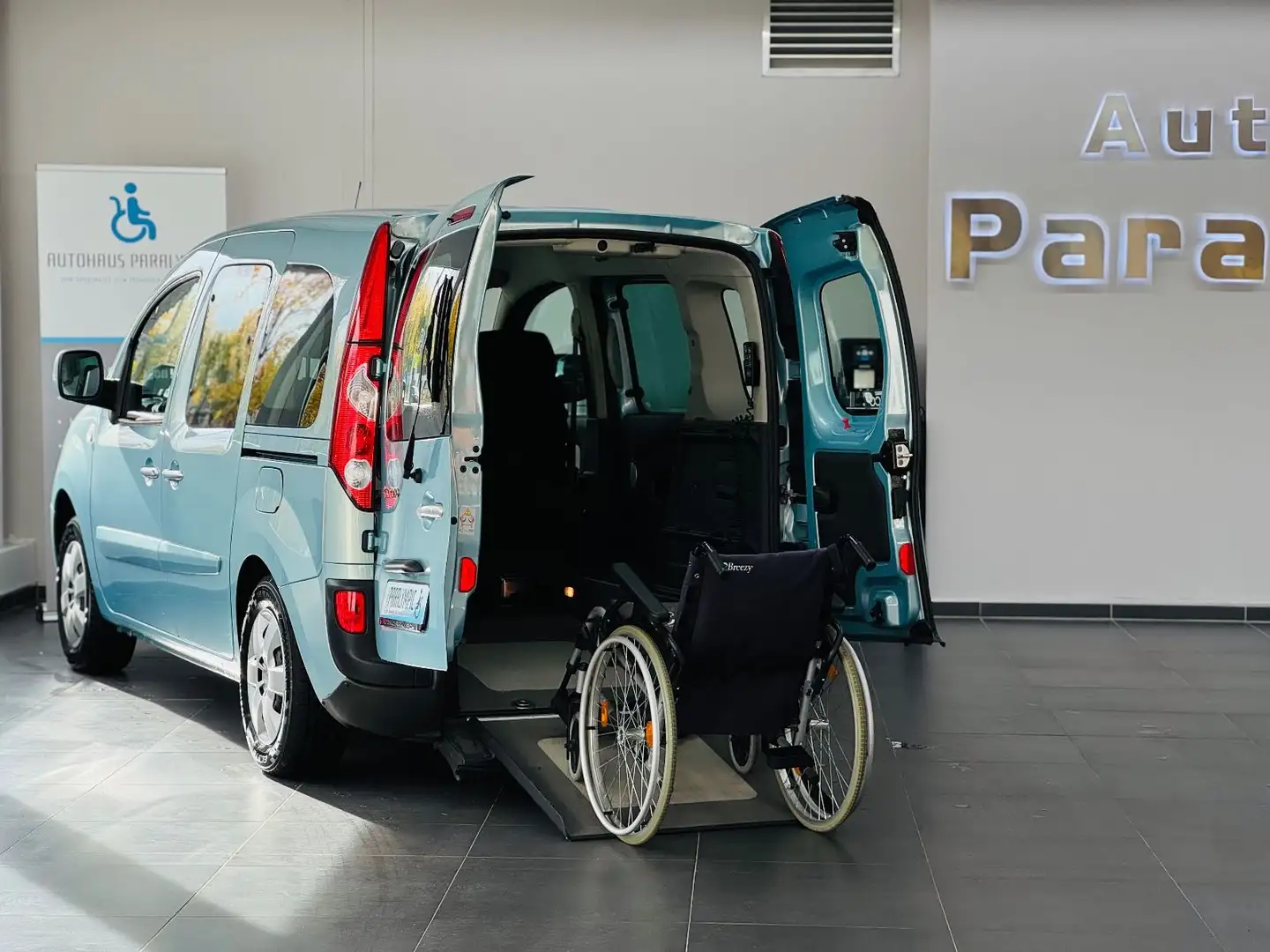 Renault Kangoo Family Rollstuhlgerecht-Rampe + E-Sitz Blau - 1