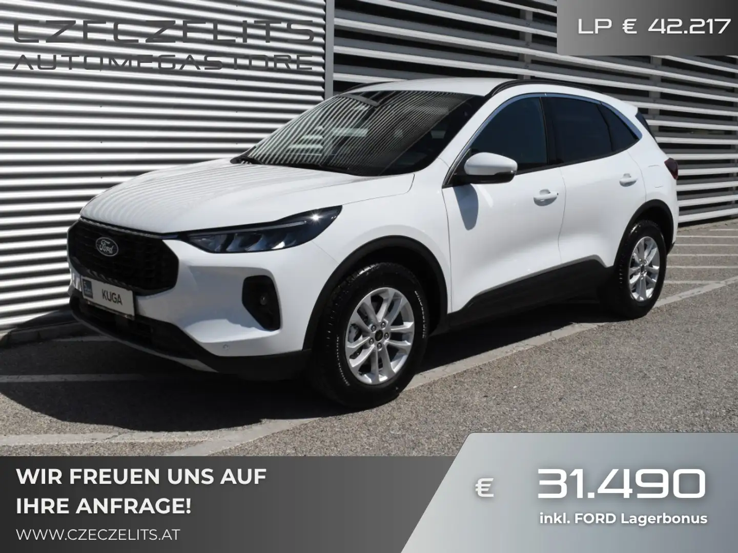 Ford Kuga 1,5 EcoBoost Titanium ON 43092 JF Weiß - 1