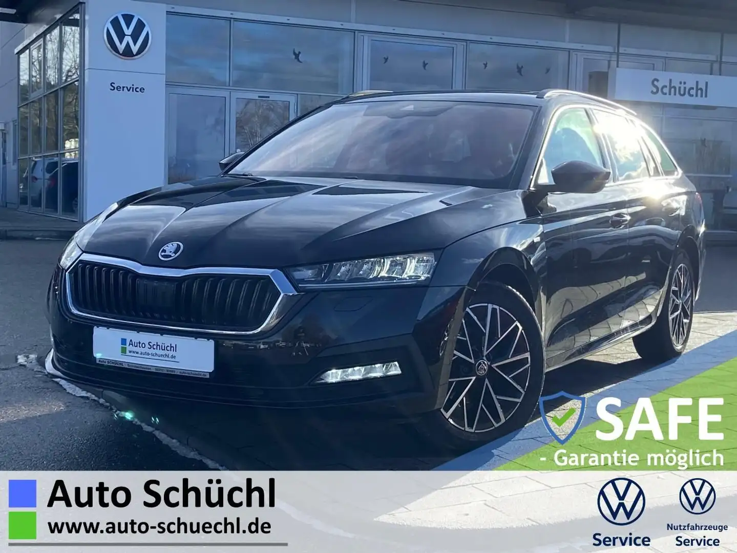 Skoda Octavia Combi 2.0 TDI DSG Clever PANORAMA+AHK+SM Schwarz - 1