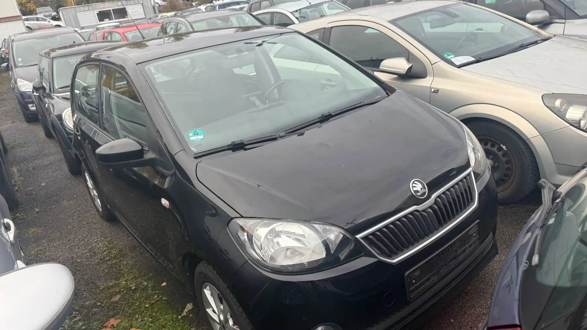 Skoda Citigo Elegance, 1. Hand, Klima, Euro 5, TÜV Neu Schwarz - 1