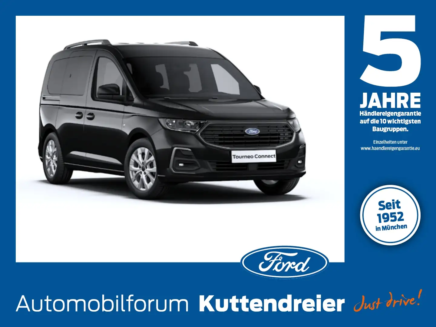 Ford Tourneo Connect 2.0 EcoBlue Titanium Schwarz - 1
