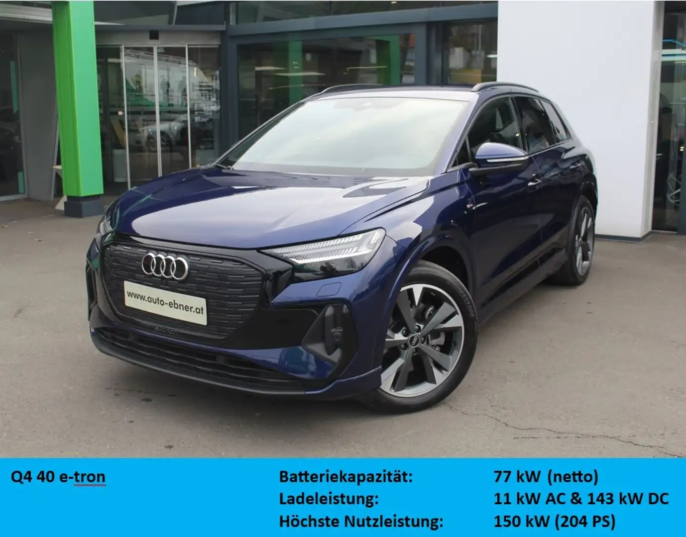 Audi Q4 e-tron Audi Q4 40 e-tron Blau - 1
