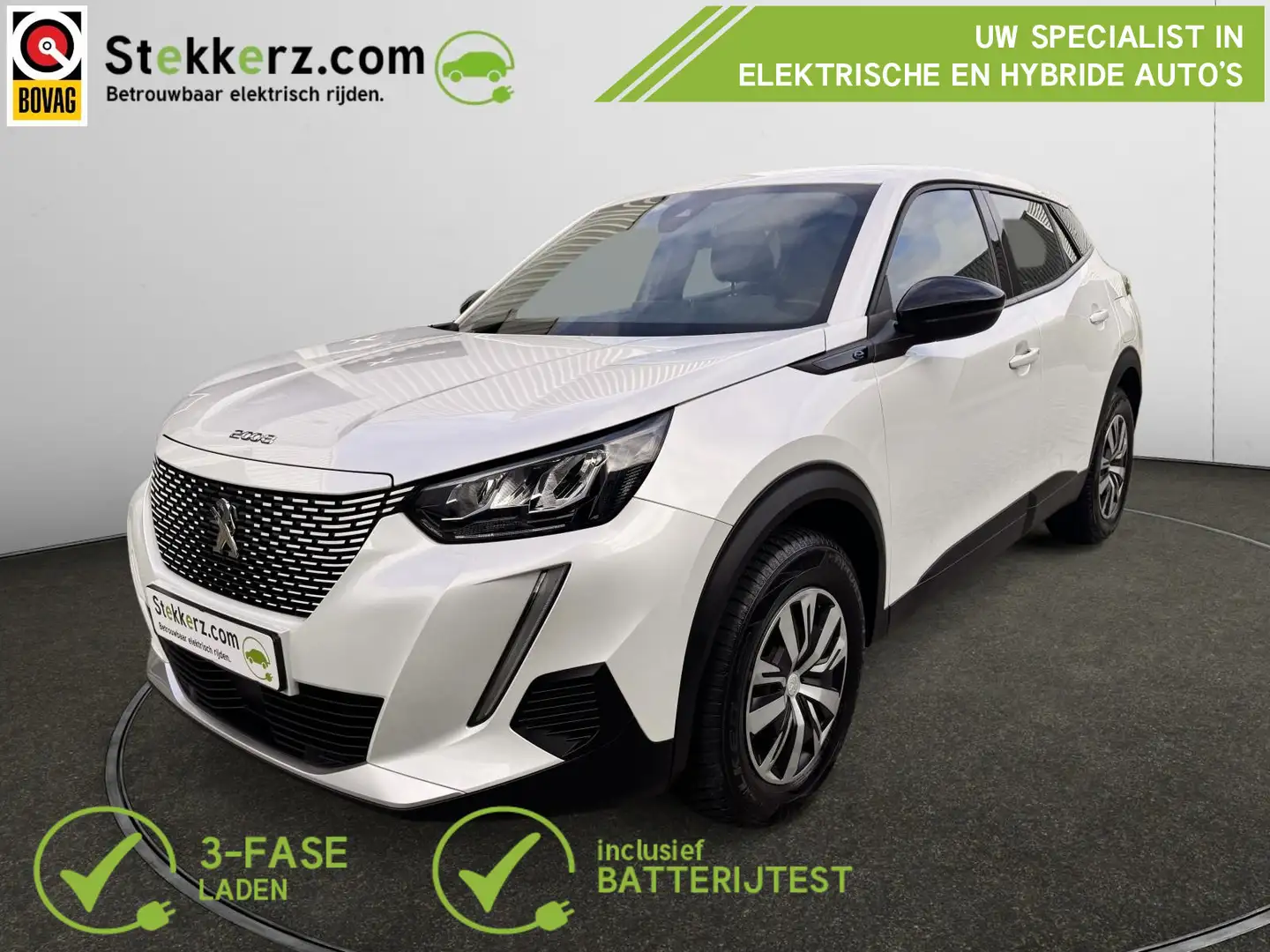 Peugeot e-2008 EV Active 50 kWh 3 Fase, 10.000 km! AVILOO Accutes Wit - 1