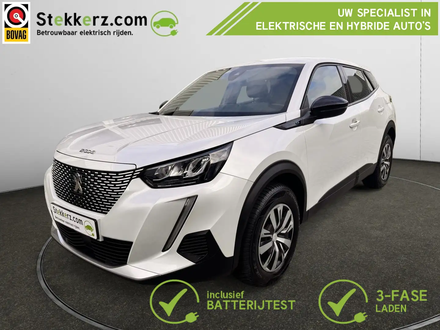 Peugeot e-2008 EV Active 50 kWh 3 Fase, 10.000 km! AVILOO Accutes Blanc - 1