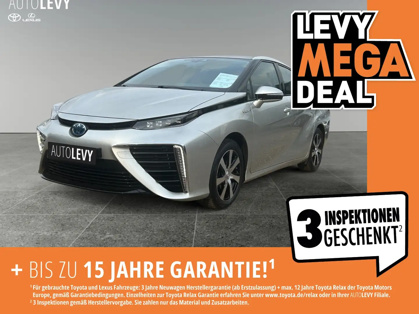 Toyota Mirai +Klimaautomatik+Navi+PDC+RFK+JBL+T/W+ Argintiu - 1
