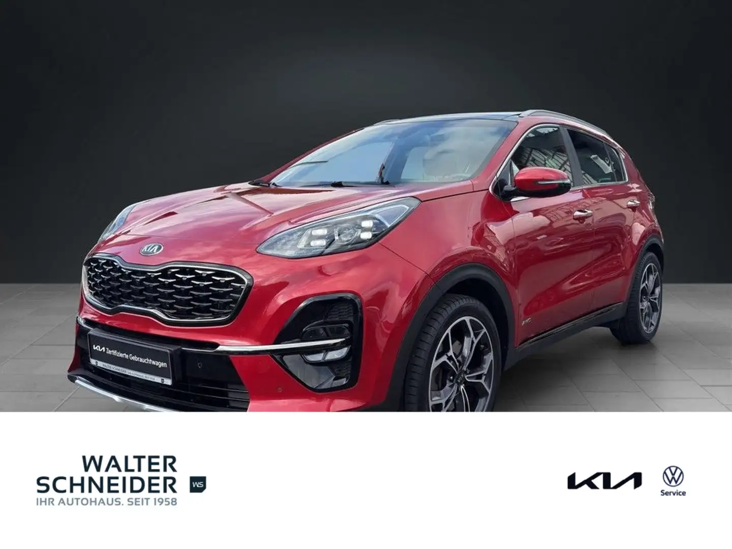 Kia Sportage 1.6T AWD GT-Line Navi SHZ PDC JBL Rückf crvena - 1