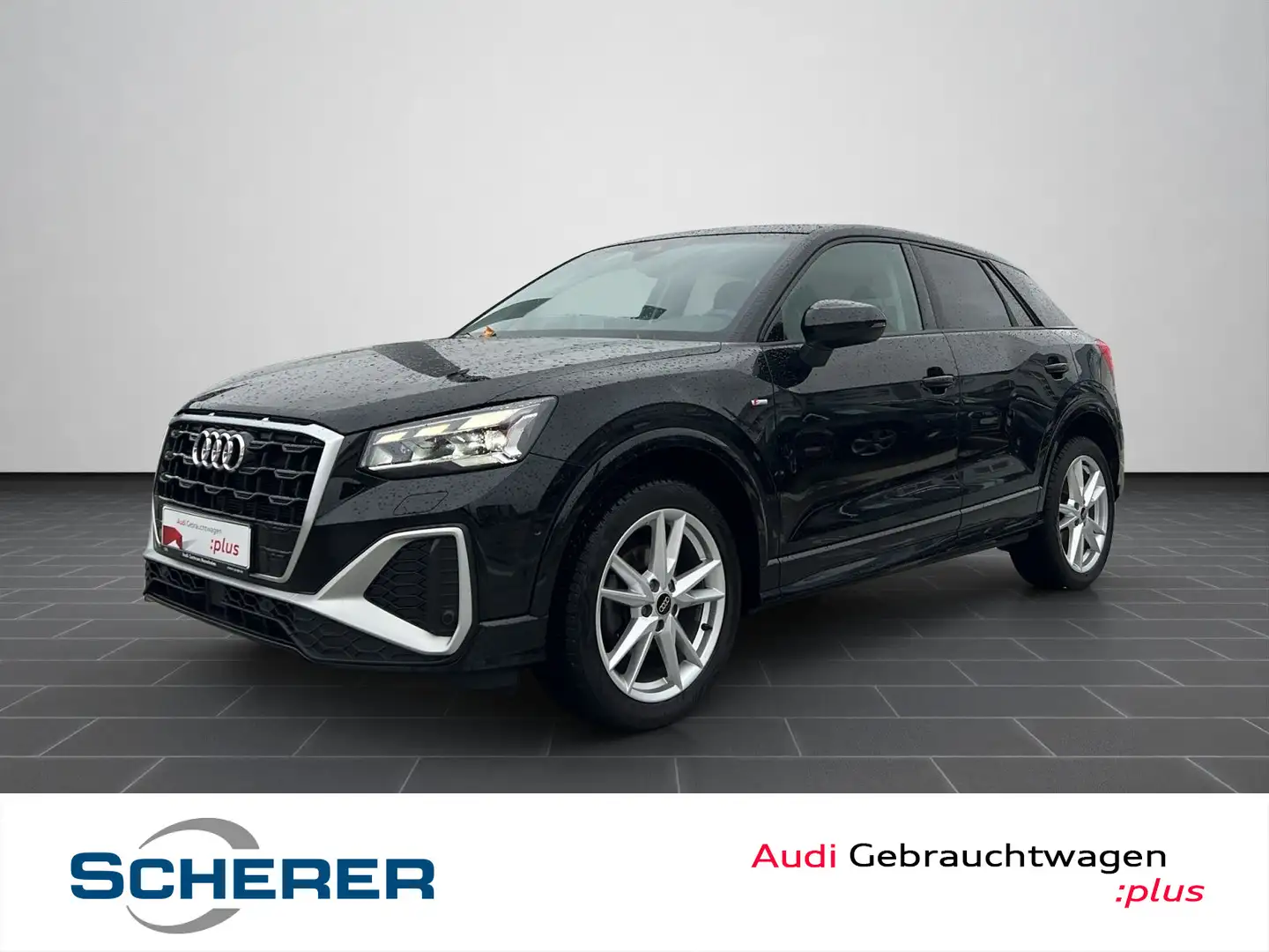 Audi Q2 35 TFSI S tronic S LINE NAVI PLUS PANO Schwarz - 1