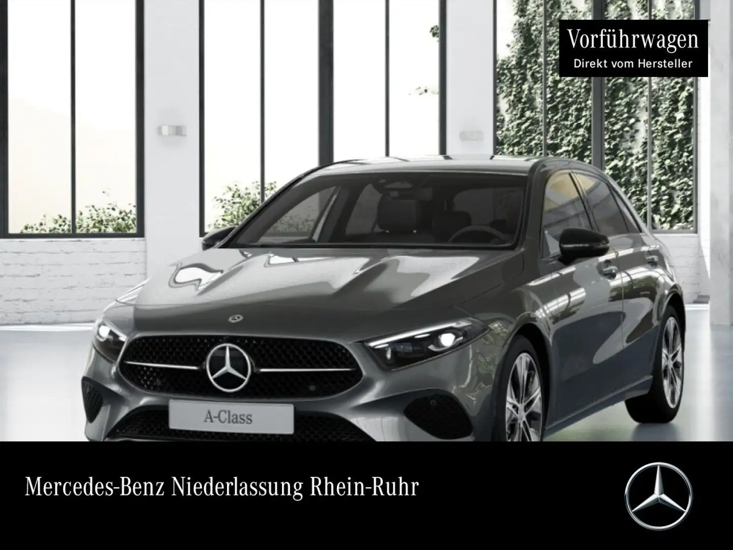 Mercedes-Benz A 180 PROGRESSIVE+NIGHT+AHK+MULTIBEAM+KAMERA+TOTW Grijs - 1