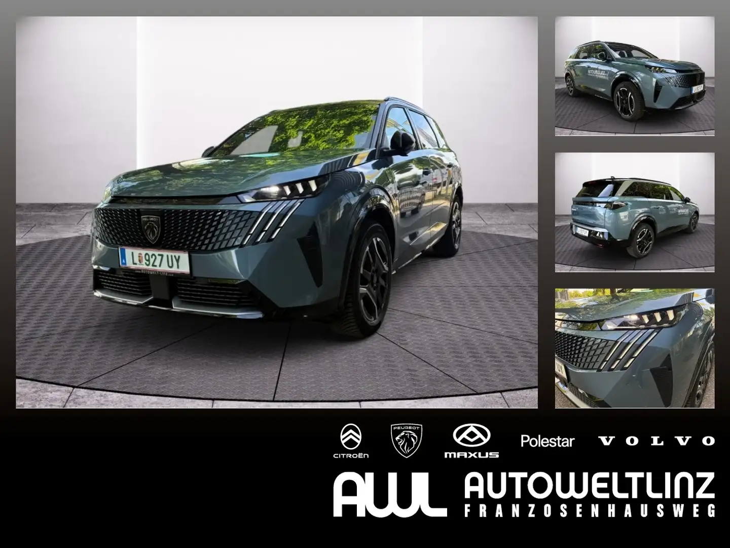 Peugeot 5008 Electro 230 Long Range GT ACC+AHK+Pano Blau - 1