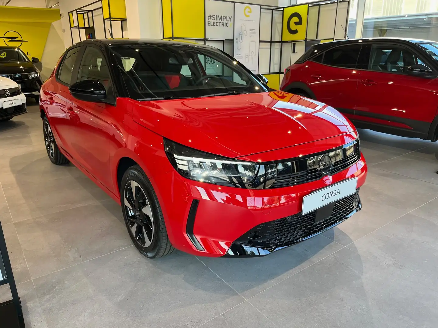 Opel Corsa Elettrica 136cv YES KM ZERO Rosso - 1