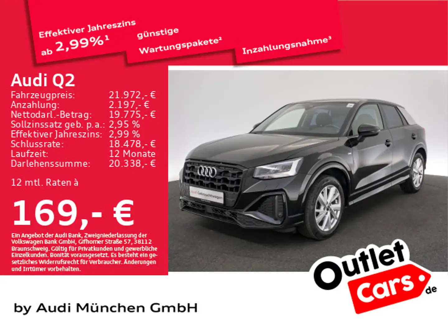Audi Q2 35 TFSI S tronic S line Ext. Virtual/Navi+/Le Zwart - 1