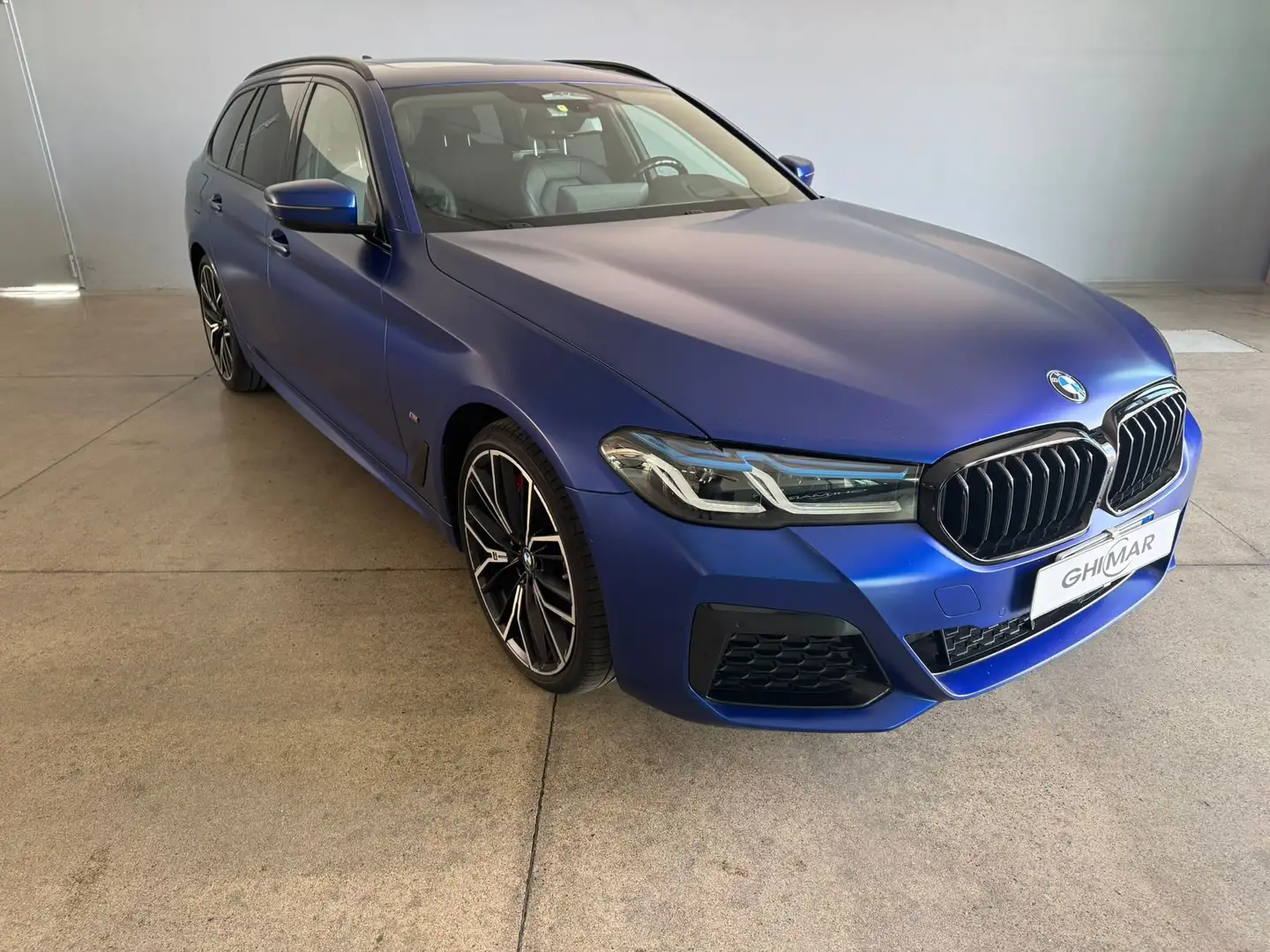 BMW 530 530d Touring mhev 48V xdrive Msport auto Bleu - 2