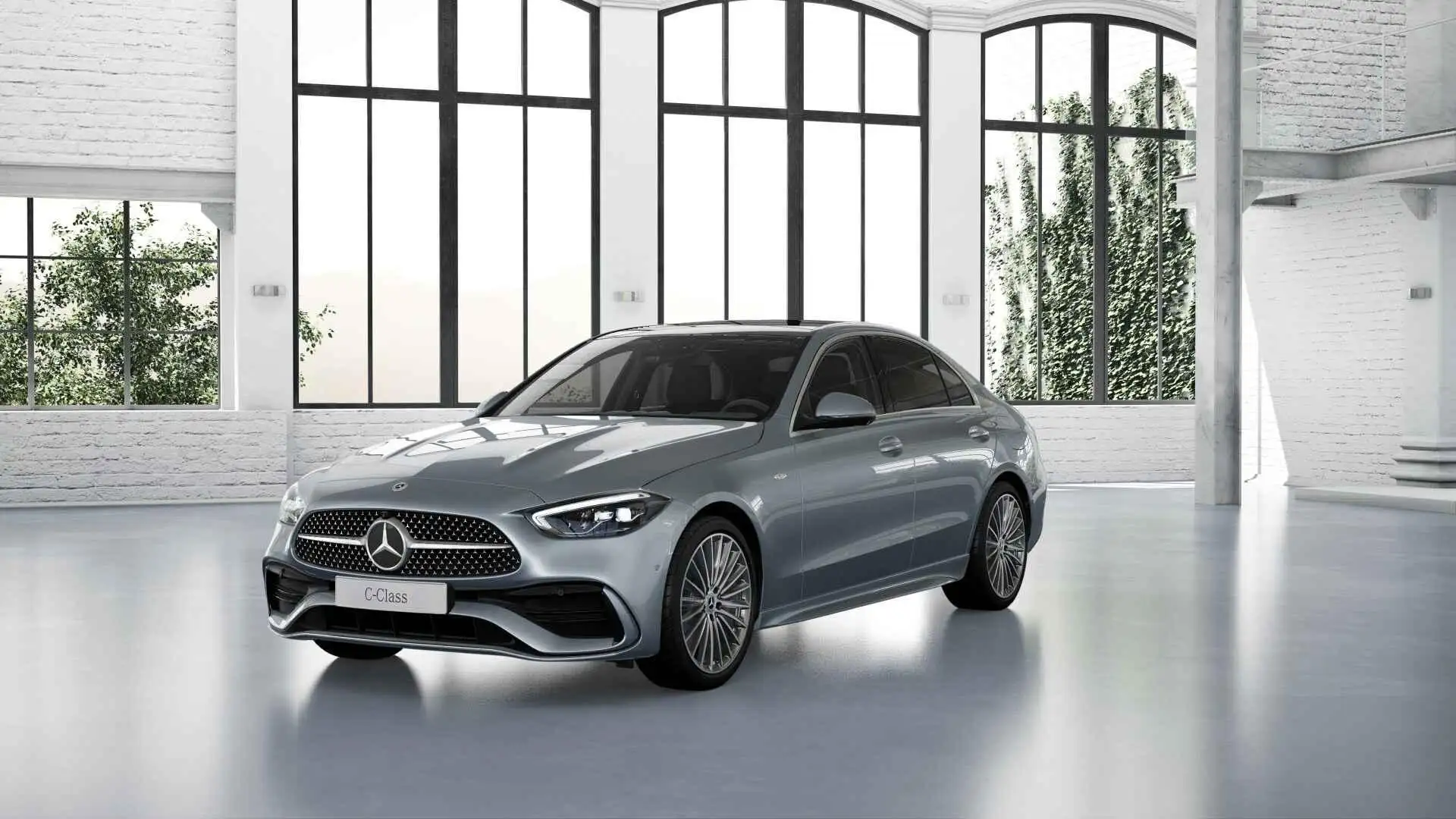 Mercedes-Benz C 300 Limousine e Business Solution AMG Zilver - 1