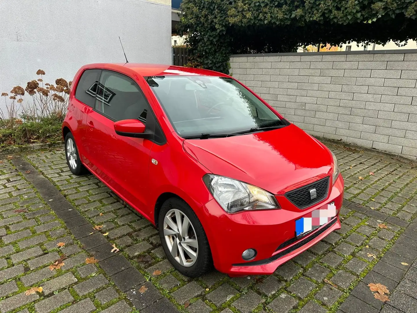 SEAT Mii Style, Tempomat, Voll Chackheft Gepflegt Rot - 2