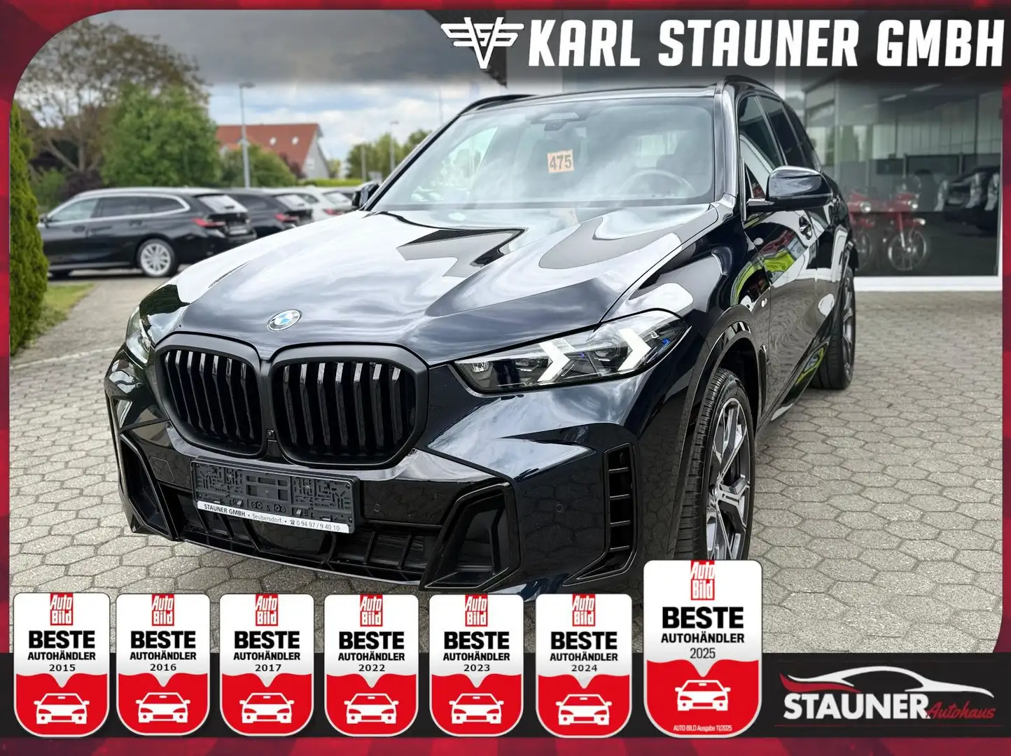 BMW X5 30d M-Sport MEMORY AHK PANO HEAD-UP 360°KAM. Schwarz - 1