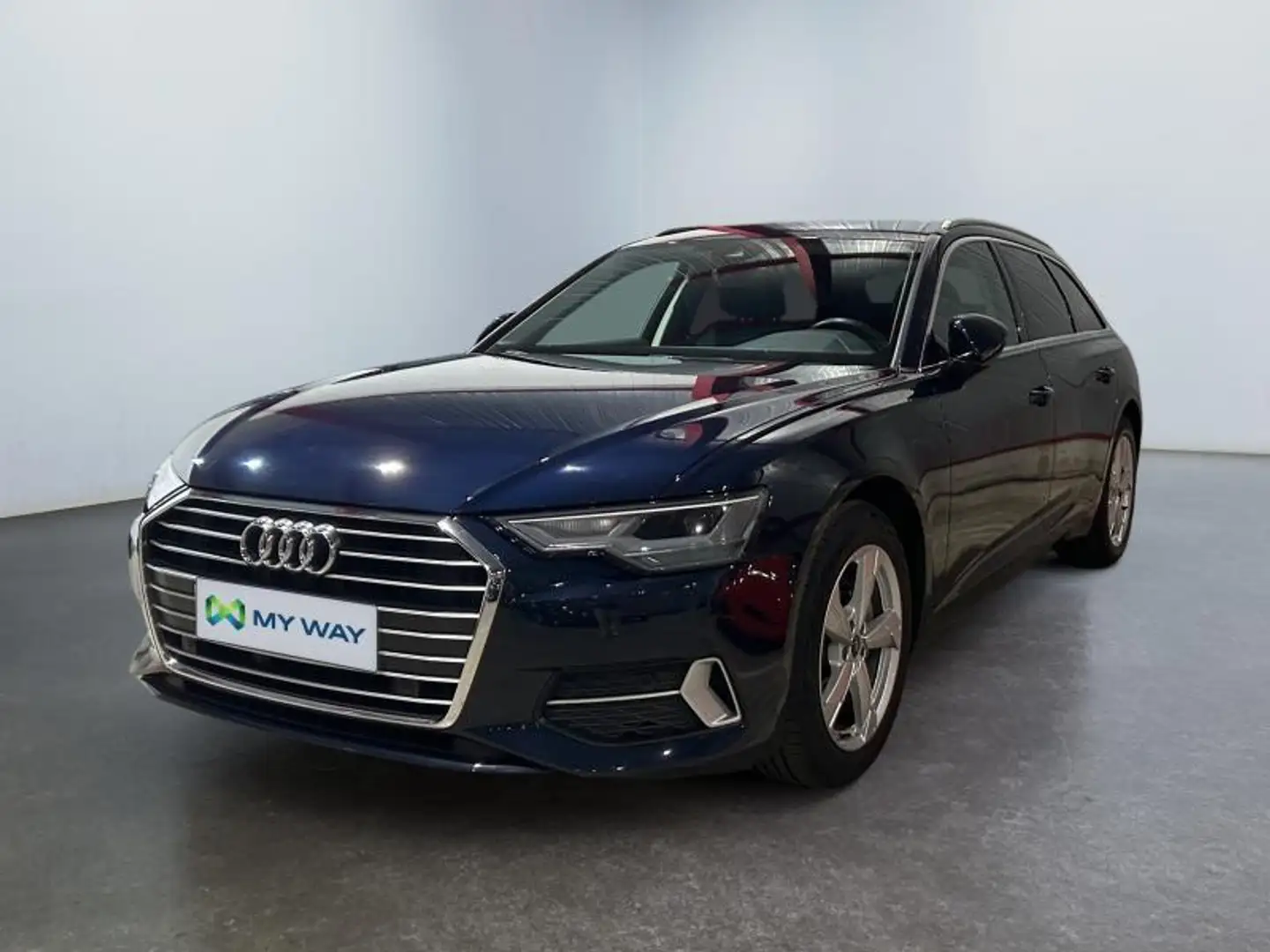 Audi A6 FAIBLE KMS * BOITE AUTO * CARPLAY * ATTELAGE * Bleu - 1