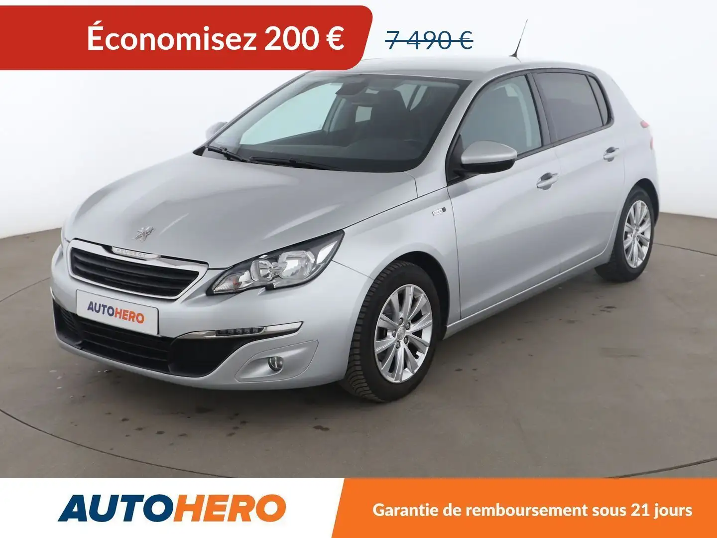 Peugeot 308 1.2 PureTech Style Gris - 1